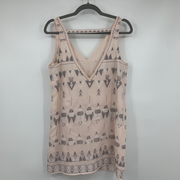 Free People XS‎ Dress Shift Frances Bean Pink Rose - Picture 2 of 8